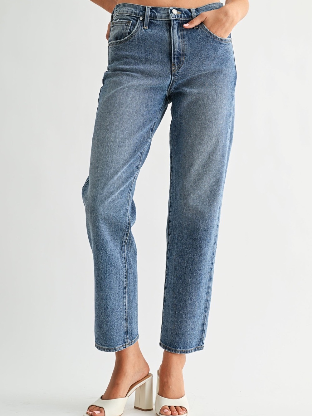 Just Black Denim Easy Straight Jean